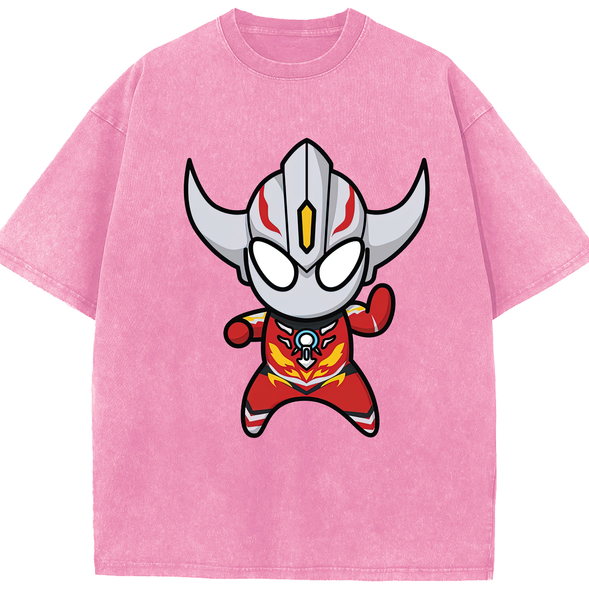 （画像用） ウルトラマン Ultraman 綿100% ヴィンテージ風 半袖Tシャツ（フロントプリント）